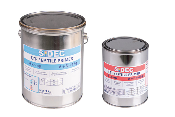Sidec-PRIMER_ETP_EP-TILE PRIMER set 4kg- A 3kg_B 1kg