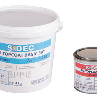 Sidec pu-topcoat basic sat 4,4kg